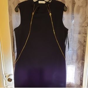 Calvin Klein navy blue dress